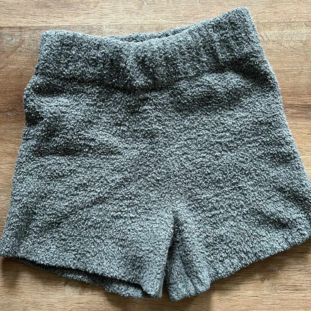 Skims Cozy Collection Shorts Gray